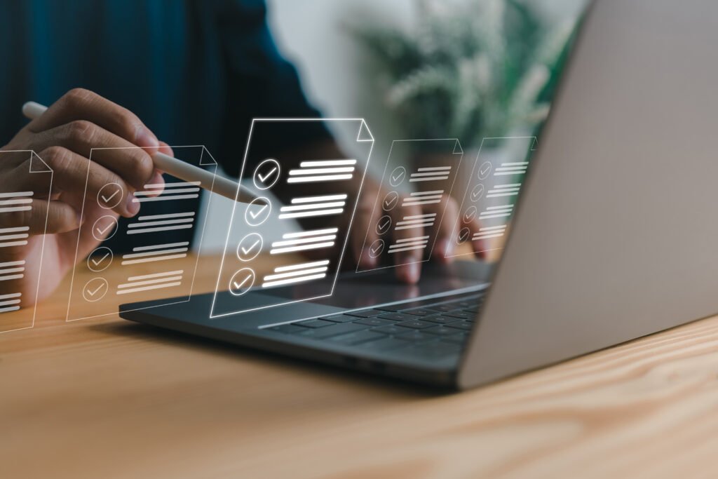 Checklist and clipboard task management